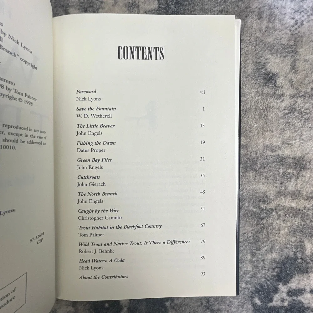 In Praise Of Wild Trout Biology Preservation Nick Lyons Trout Book
